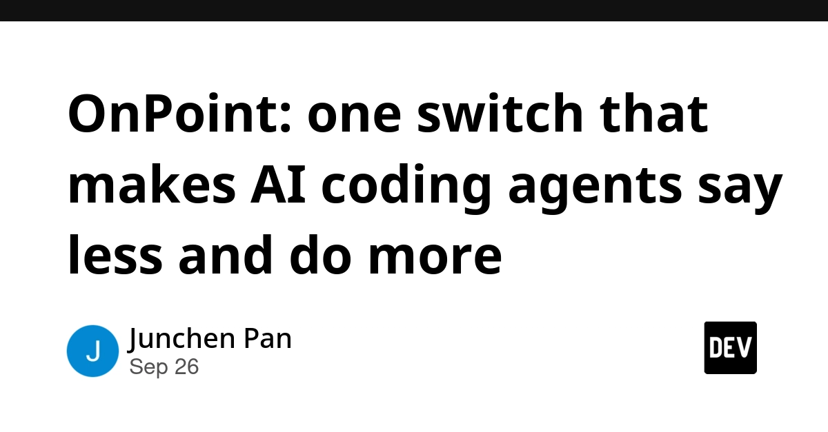 onpoint optimiza la eficiencia de agentes de codificacion ia reduciendo su verbosidad