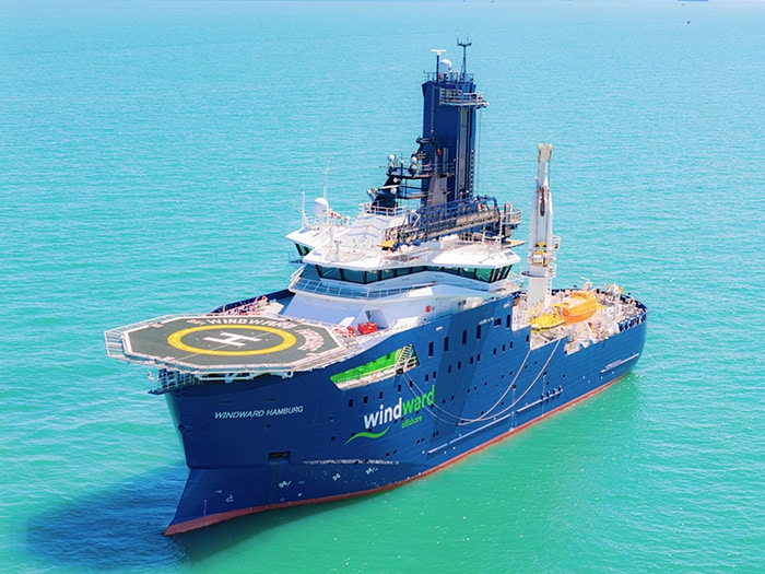 Windward Offshore finaliza la serie CSOV con la entrega del Windward Hamburg