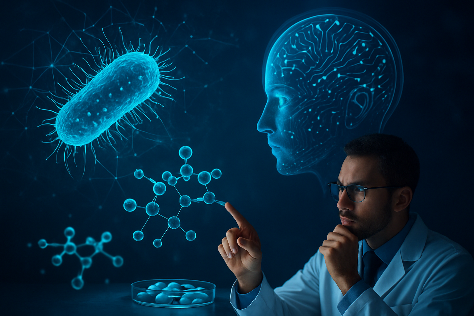 Innovación en la búsqueda de antimicrobianos con inteligencia artificial avanzada